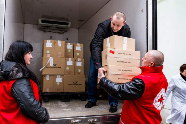 Unshakeable individuals and organizations tackle immense logistical challenges to deliver badly needed aid to Ukrainian civilians and soldiers.